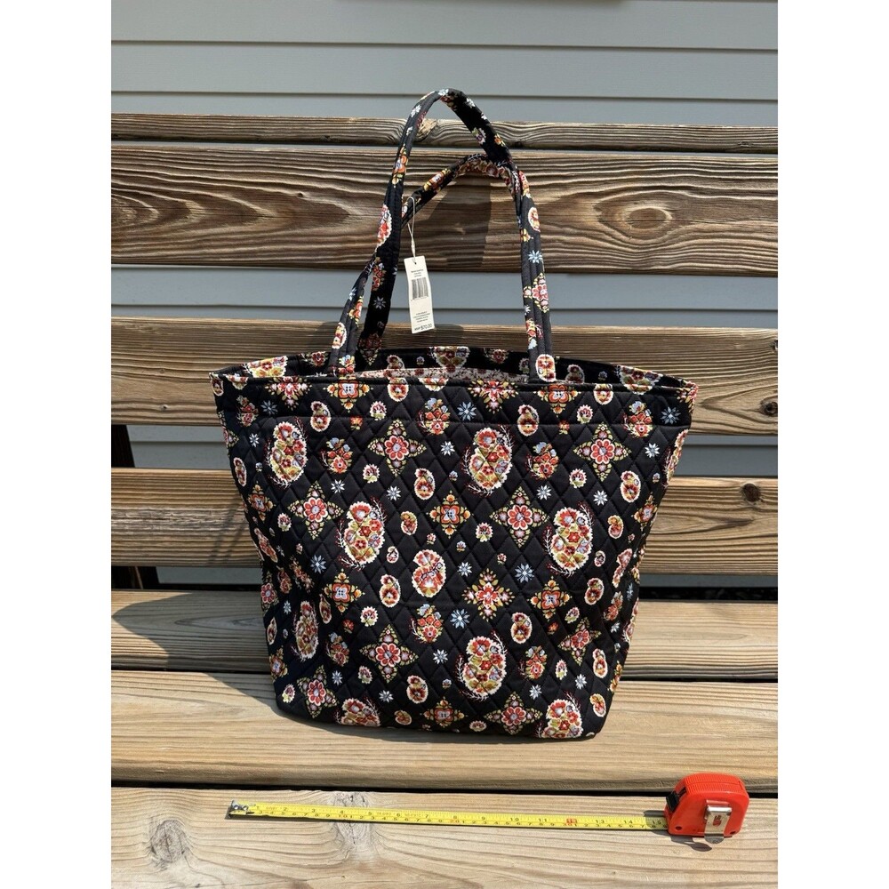 NEW Vera Bradley Marston Grand Tote Bag – North Star Sky- Modern 14x15x9